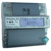 Счетчик электроэнергии трехфазный многотарифный Меркурий 236 ART-03 PQRS Тр/5А кл0.5S/1 RS485 оптопорт 230/400В (236A