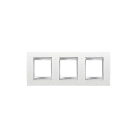 Gewiss LUX INT. РАМКА 2+ 2+2 ГОРИЗОНТ. МОДУЛЯ, ТЕХНОКАМЕНЬ, ЛУННЫЙ ГРУНТ