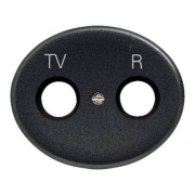 Розетка TV-R без фильтра Tacto (Антрацит)