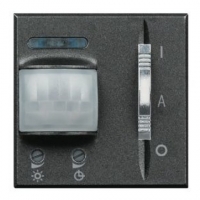 Выключатель с пассивным ИК-датчиком движения Axolute. Регулировка задержки выключения от 30 с до 10 мин., 2 модуля
