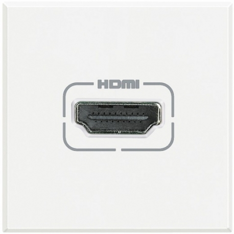 Разъем HDMI, винтовое подключение кабеля, Axolute антрацит 2 модуля