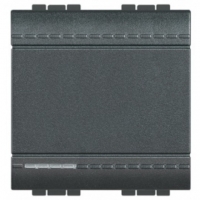 Кнопочный выключатель традиционный LivingLight 16 А 250В 2 модуля
