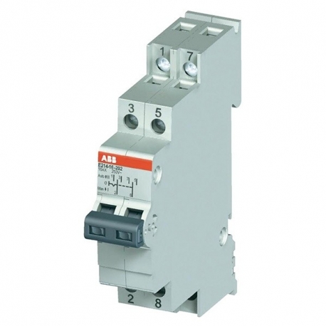 Модульный переключатель ABB E214-16-202 два переключающих контакта 16A (I-0-II)