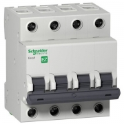 Автоматический выключатель Schneider Electric EASY 9 4П 6А С 4,5кА 400В