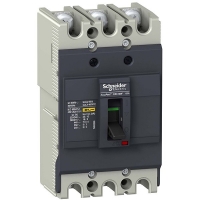 Автоматический выключатель Schneider Electric EZC100F 100A 10кА/400В 3П3T