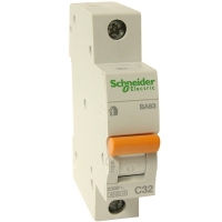 Автоматический выключатель Schneider Electric ВА63 1п 10A C 4,5 кА