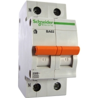 Автоматический выключатель Schneider Electric ВА63 1п+н 50A C 4,5 кА