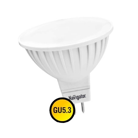 Лампа LED 7вт 230в GU5.3 белая Navigator (94245 NLL-MR16)