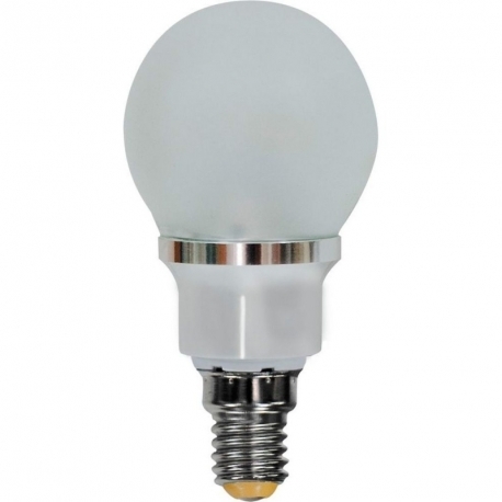 Лампа LED 3.5вт Е14 теплая матовая (шар) FERON (LB-40 6LED)