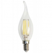 Лампа LED 5вт Е14 теплый свеча на ветру FILAMENT Feron (LB-59)