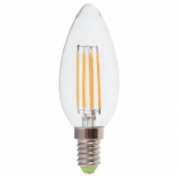Лампа LED 5вт Е14 белый свеча FILAMENT FERON (LB-58)