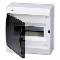 ABB Unibox Бокс настенный 8 мод. белый с прозрачной дверцей IP41