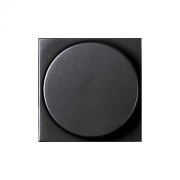 Светорегулятор с поворотной кнопкой 60-500Вт ZENIT (антрацит)